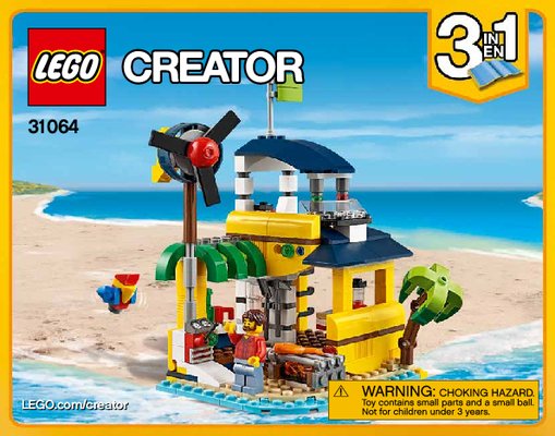 Bauanleitungen LEGO - Creator - 31064 - Wasserflugzeug-Abenteuer: Page 1