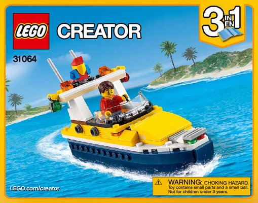 Bauanleitungen LEGO - Creator - 31064 - Wasserflugzeug-Abenteuer: Page 1