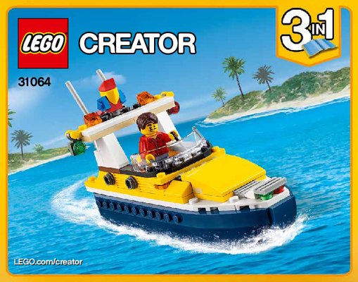 Bauanleitungen LEGO - Creator - 31064 - Wasserflugzeug-Abenteuer: Page 1