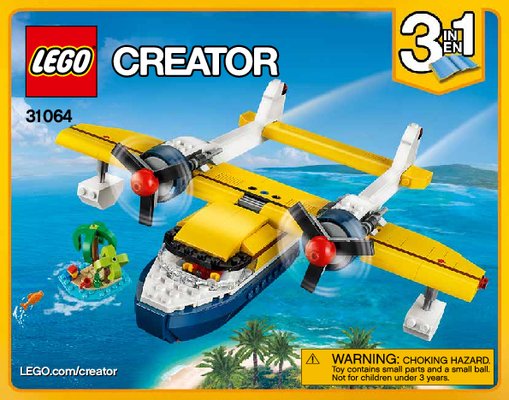 Bauanleitungen LEGO - Creator - 31064 - Wasserflugzeug-Abenteuer: Page 1