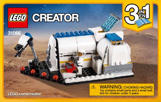 Bauanleitungen LEGO - Creator - 31066 - Forschungs-Spaceshuttle: Page 1