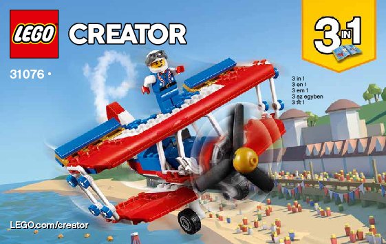 Bauanleitungen LEGO - 31076 - Daredevil Stunt Plane: Page 1