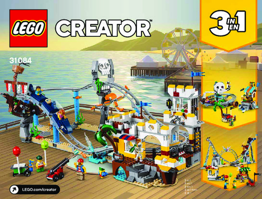 Bauanleitungen LEGO - 31084 - Pirate Roller Coaster: Page 1