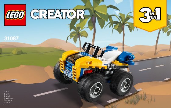 Bauanleitungen LEGO - 31087 - Dune Buggy: Page 1