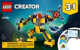 Bauanleitungen LEGO - 31090 - Underwater Robot: Page 1