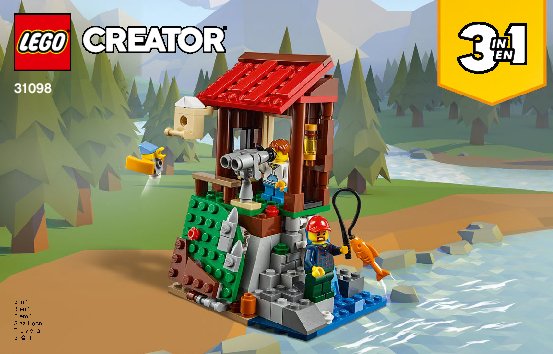 Bauanleitungen LEGO - 31098 - Outback Cabin: Page 1