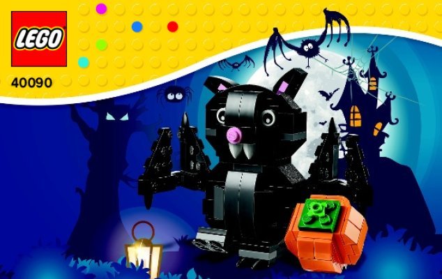 Bauanleitungen LEGO - 40090 - Halloween-Fledermaus: Page 1