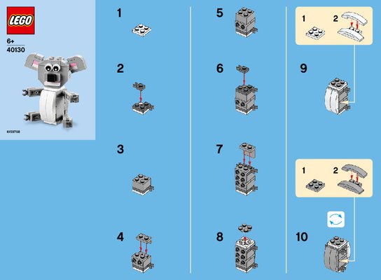 Bauanleitungen LEGO - 40130 - Monthly Mini Build May – Koala: Page 1