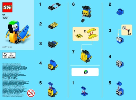 Bauanleitungen LEGO - 40131 - MMB June 2015 Parrot: Page 1