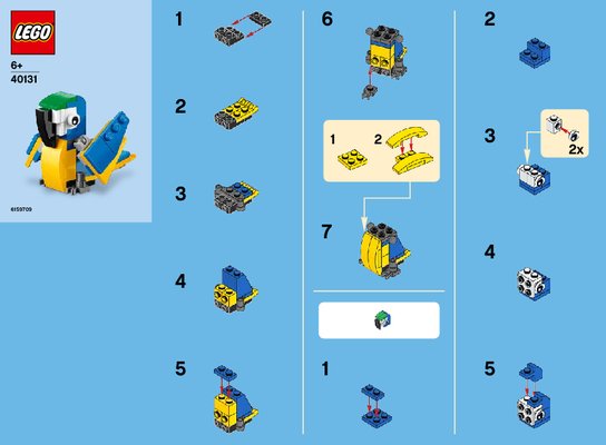 Bauanleitungen LEGO - 40131 - MMB June 2015 Parrot: Page 1