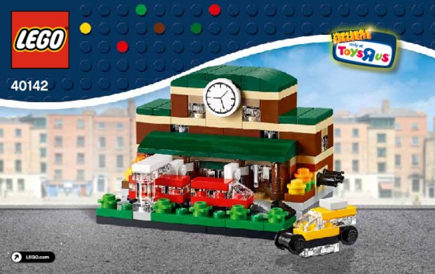 Bauanleitungen LEGO - 40142 - Bricktober Train Station: Page 1