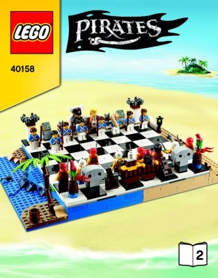 Bauanleitungen LEGO - Pirates - 40158 - LEGO® Piraten-Schachspiel: Page 1