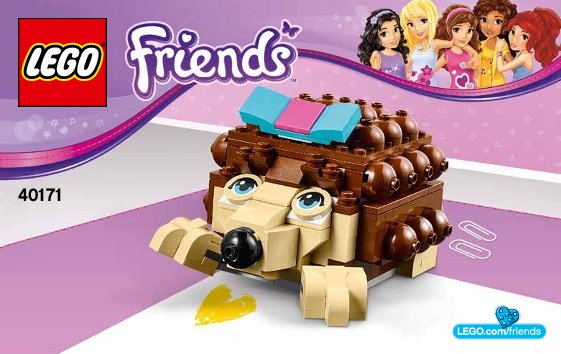 Bauanleitungen LEGO - Friends - 40171 - LEGO® Friends – Baubare Igeldose: Page 1