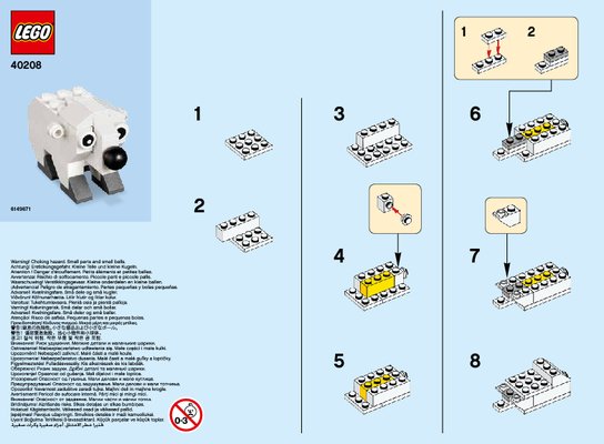 Bauanleitungen LEGO - 40208 - MMB Jan 2016 Polar Bear: Page 1