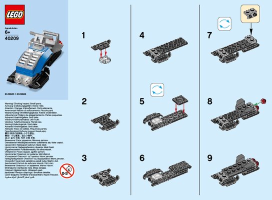 Bauanleitungen LEGO - 40209 - MMB Feb 2016 Snow Scooter: Page 1