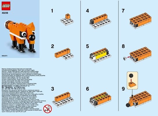 40218 - LEGO Monthly Mini Build November – Fox