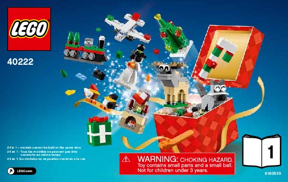 Bauanleitungen LEGO - 40222 - LEGO Christmas Build Up: Page 1