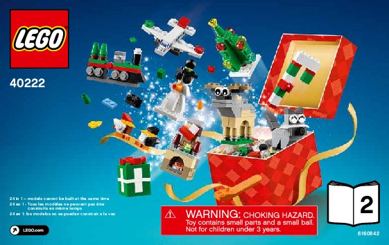 Bauanleitungen LEGO - 40222 - LEGO Christmas Build Up: Page 1