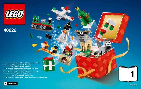 Bauanleitungen LEGO - 40222 - LEGO Christmas Build Up: Page 1