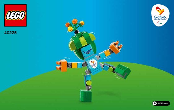 Bauanleitungen LEGO - 40225 - Rio 2016 Mascots: Page 1