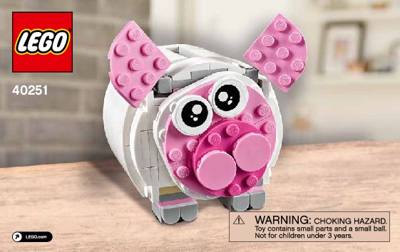 Bauanleitungen LEGO - 40251 - Mini Piggy Bank: Page 1