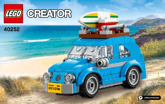 Bauanleitungen LEGO - 40252 - LEGO® VW Mini-Käfer: Page 1