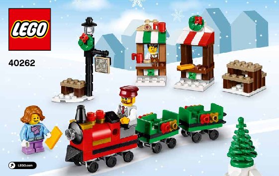 Bauanleitungen LEGO - 40262 - LEGO® Weihnachtslandschaft: Page 1