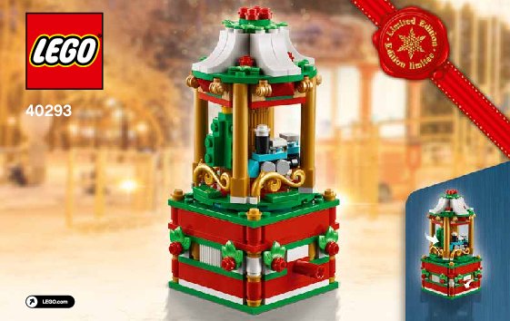 Bauanleitungen LEGO - 40293 - Christmas Carousel: Page 1