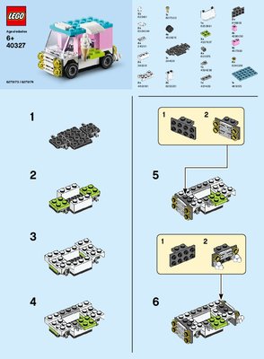 Bauanleitungen LEGO - 40327 - MMB July 2019 – Ice Cream Truck: Page 1