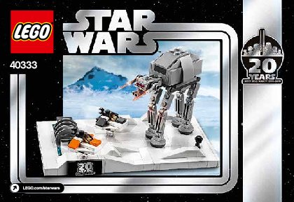 Bauanleitungen LEGO - 40333 - Battle of Hoth™ – 20th Anniversary Editi: Page 1