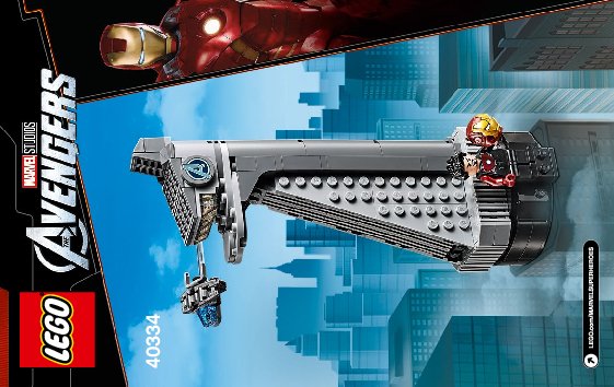 Bauanleitungen LEGO - 40334 - Avengers Tower: Page 1