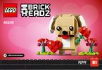 Bauanleitungen LEGO - 40349 - Valentine's Puppy: Page 1