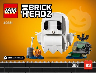 Bauanleitungen LEGO - 40351 - Halloween Ghost: Page 1