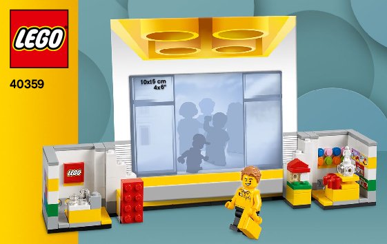 Bauanleitungen LEGO - 40359 - LEGO® Store Picture Frame: Page 1