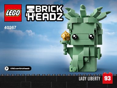 Bauanleitungen LEGO - 40367 - Lady Liberty: Page 1