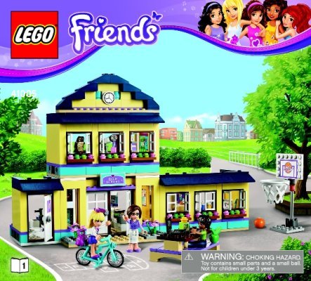 Bauanleitungen LEGO - Friends - 41005 - Heartlake Schule: Page 1