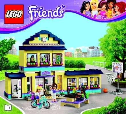 Bauanleitungen LEGO - Friends - 41005 - Heartlake Schule: Page 1