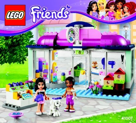 Bauanleitungen LEGO - Friends - 41007 - Heartlake Tiersalon: Page 1