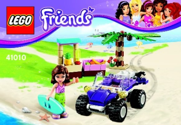 Bauanleitungen LEGO - Friends - 41010 - Olivias Strandbuggy: Page 1