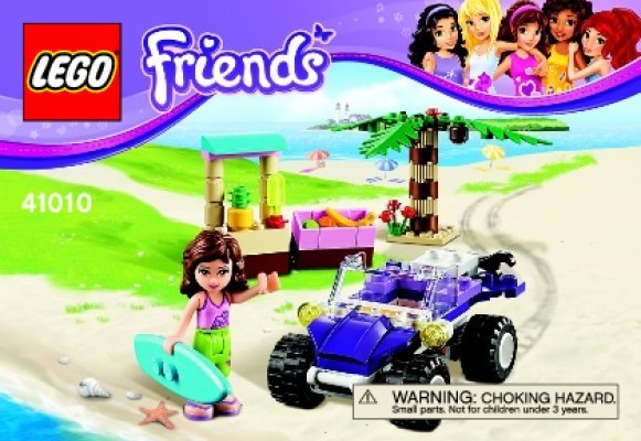 Bauanleitungen LEGO - Friends - 41010 - Olivias Strandbuggy: Page 1