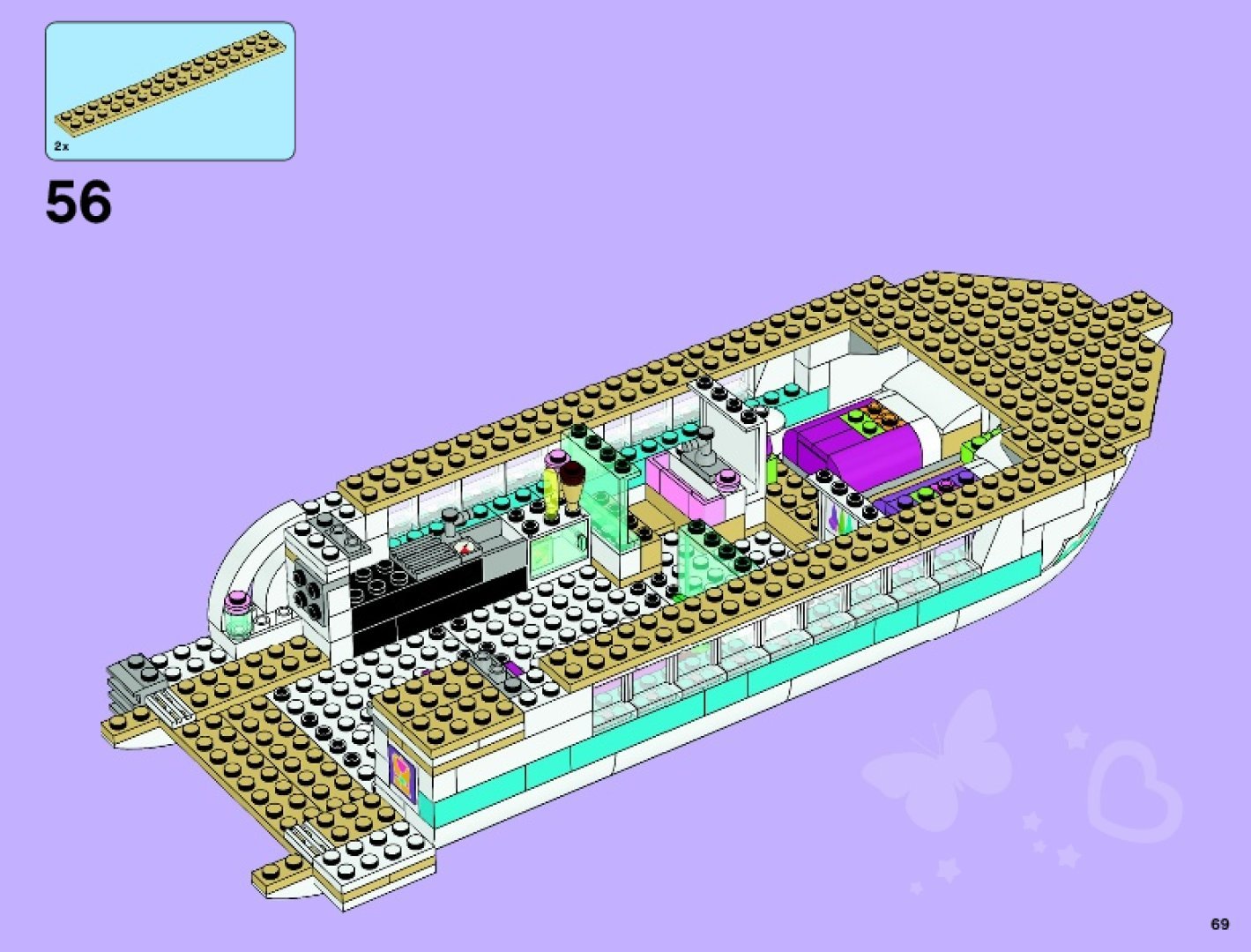 lego friends yacht istruzioni