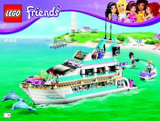 Bauanleitungen LEGO - Friends - 41015 - Yacht: Page 1