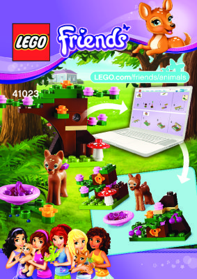 Bauanleitungen LEGO - 41023 - Fawn’s Forest: Page 1