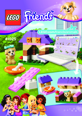 Bauanleitungen LEGO - 41025 - Puppy’s Playhouse: Page 1