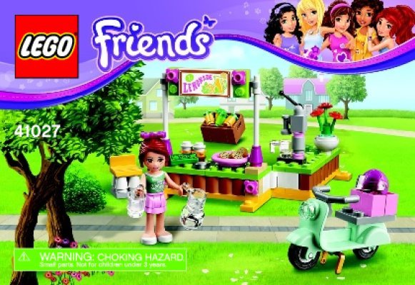 Bauanleitungen LEGO - Friends - 41027 - Mias Limonadenstand: Page 1