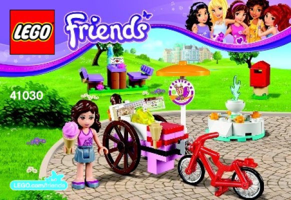 Bauanleitungen LEGO - Friends - 41030 - Olivias Eiscreme-Fahrrad: Page 1