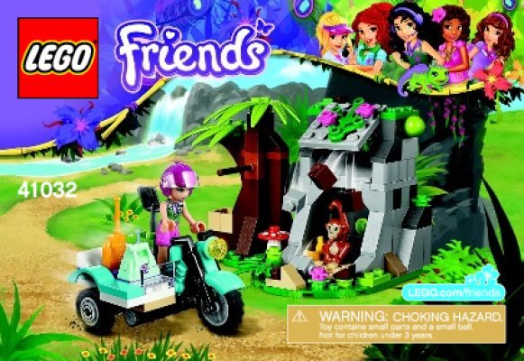 Bauanleitungen LEGO - Friends - 41032 - Erste Hilfe Dschungel-Bike: Page 1