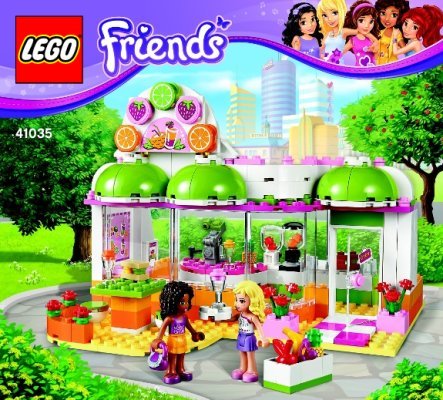 Bauanleitungen LEGO - Friends - 41035 - Heartlake Saft- & Smoothiebar: Page 1