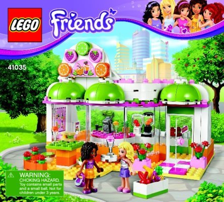 Bauanleitungen LEGO - Friends - 41035 - Heartlake Saft- & Smoothiebar: Page 1