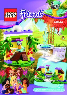 Bauanleitungen LEGO - Friends - 41044 - Macaw's Fountain: Page 1